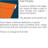 custom printed mesh banner pole pockets
