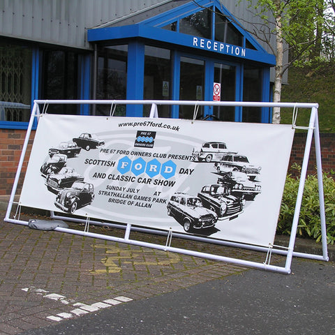 Heavy Duty Banner Frame with Banner/s