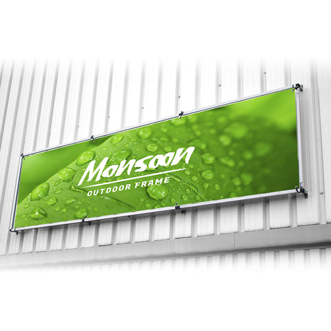 Monsoon Outdoor Wall Mounted Banner Frame