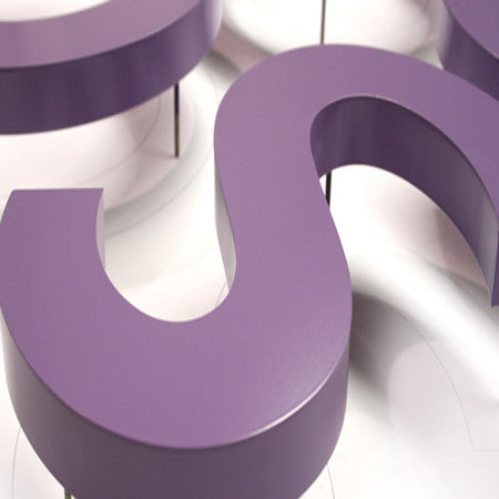 Acrylic Letter I Times, 8'' Tall Lavender Custom Acrylic Letters