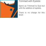 custom printed mesh banner trimmed eyelets eyeleted