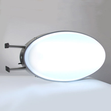 Oval Projecting LED Illuminated Light Box