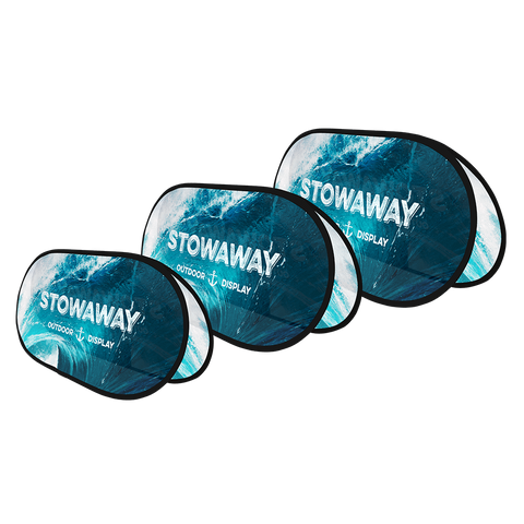 Stowaway Kidney Pop-Up Outdoor Display